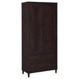 Tampa Furniture Outlet - Coaster - Wadeline 2-door Tall Accent Storage Cabinet Rustic Tobacco - 950724