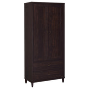 Tampa Furniture Outlet - Coaster - Wadeline 2-door Tall Accent Storage Cabinet Rustic Tobacco - 950724
