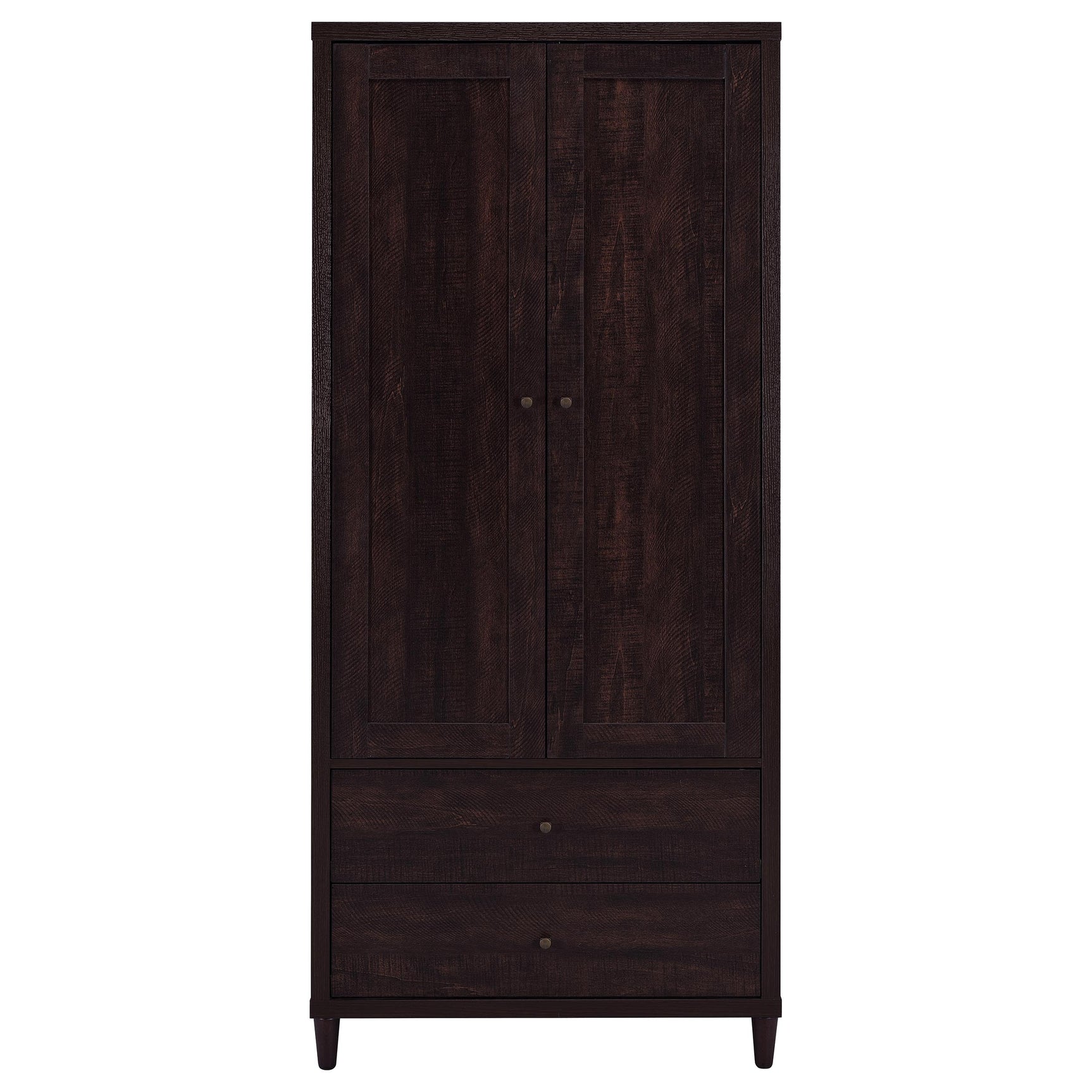 Wadeline 2-door Tall Accent Storage Cabinet Rustic Tobacco - Tampa Furniture Outlet