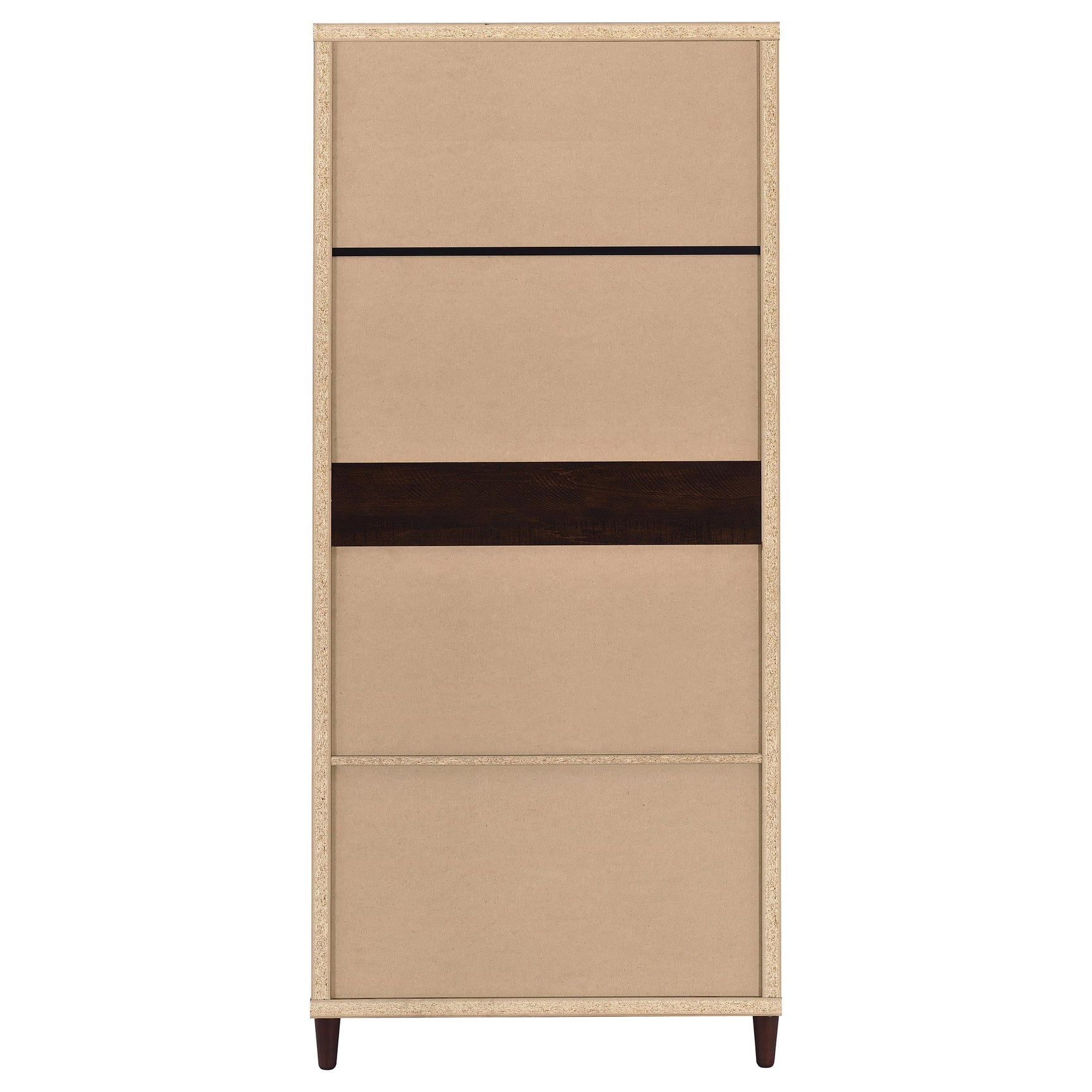 Wadeline 2-door Tall Accent Storage Cabinet Rustic Tobacco - Tampa Furniture Outlet