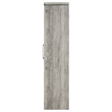 Alejo 2-door Engineered Wood Tall Cabinet Grey Driftwood - Tampa Furniture Outlet