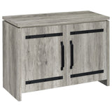 Tampa Furniture Outlet - Coaster - Enoch 2-door Engineered Wood Accent Cabinet Grey Driftwood - 950785