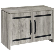 Tampa Furniture Outlet - Coaster - Enoch 2-door Engineered Wood Accent Cabinet Grey Driftwood - 950785