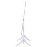 Foyet Wood Adjustable Full Length Cheval Mirror White - Tampa Furniture Outlet
