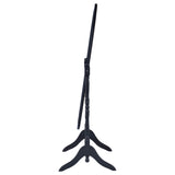 Foyet Wood Adjustable Full Length Cheval Mirror Black - Tampa Furniture Outlet
