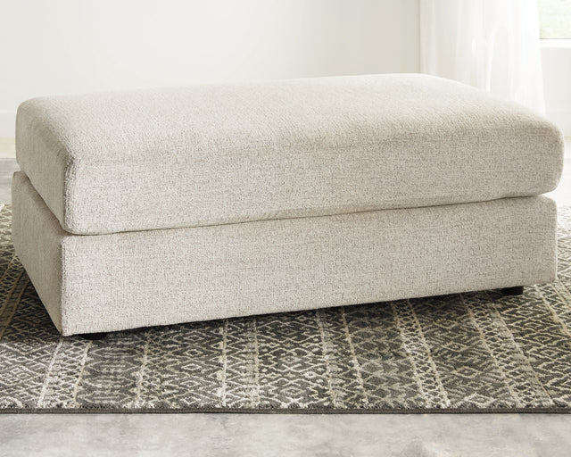 Tampa Furniture Outlet - Ashley Furniture - Soletren Living Room - Oversized Accent Ottoman / Stone - 9510408