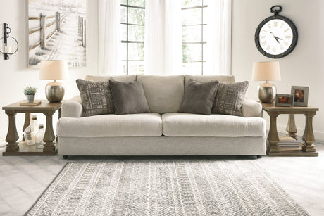 Tampa Furniture Outlet - Ashley Furniture - Soletren Living Room - Sofa / Stone - 9510438