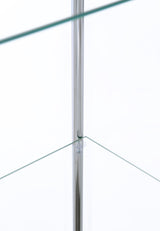 Bellatrix 3-shelf Clear Glass Curio Cabinet White - Tampa Furniture Outlet