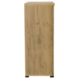 Bristol 6-shelf Engineered Wood Shoe Cabinet Golden Oak - Tampa Furniture Outlet