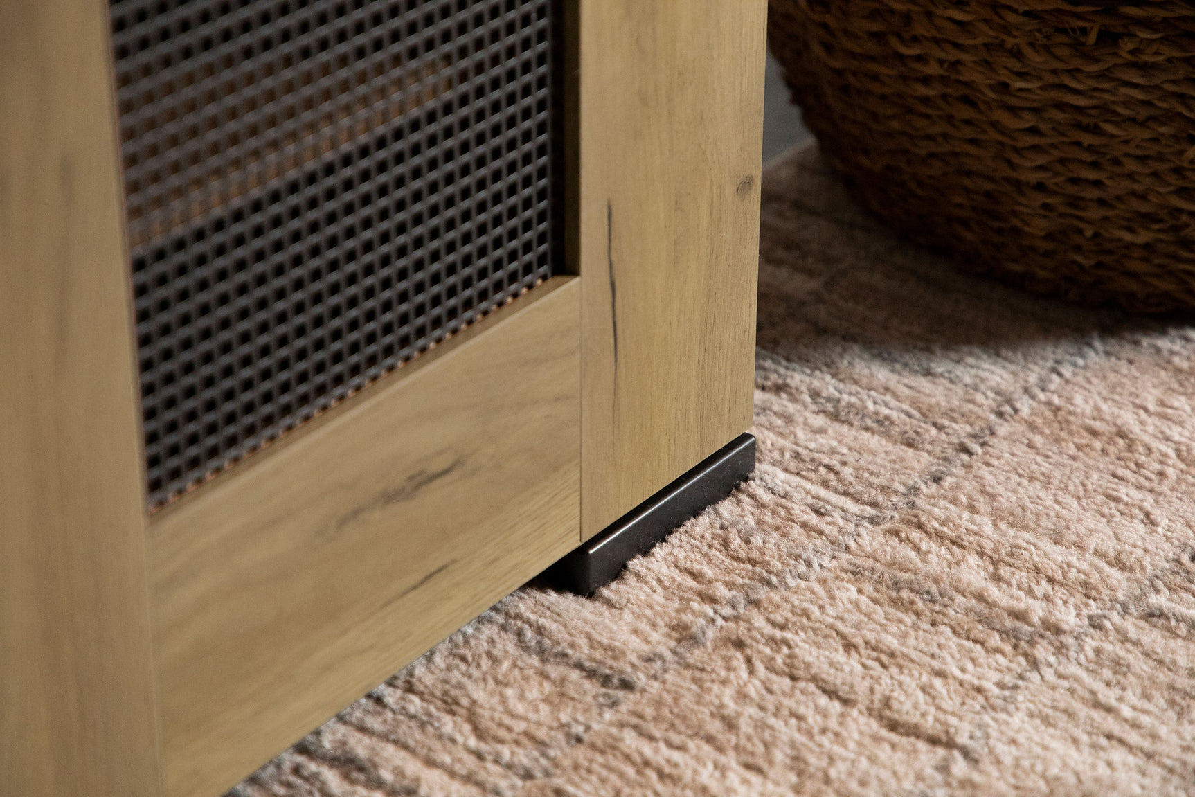 Bristol 6-shelf Engineered Wood Shoe Cabinet Golden Oak - Tampa Furniture Outlet