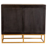 Zara 2-door 40-inch Wood Accent Storage Cabinet Black Walnut - Tampa Furniture Outlet