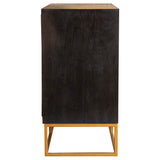 Zara 2-door 40-inch Wood Accent Storage Cabinet Black Walnut - Tampa Furniture Outlet