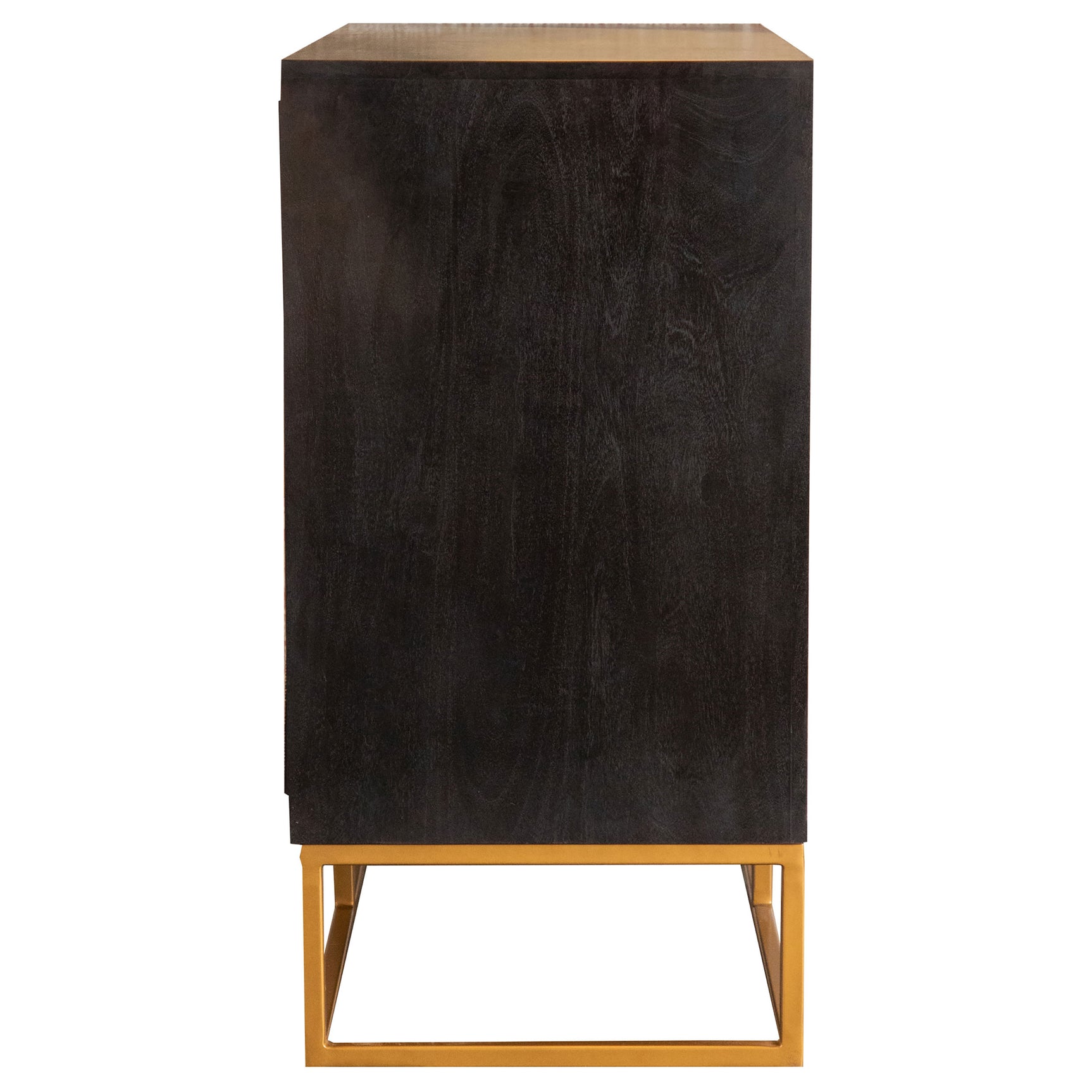 Zara 2-door 40-inch Wood Accent Storage Cabinet Black Walnut - Tampa Furniture Outlet