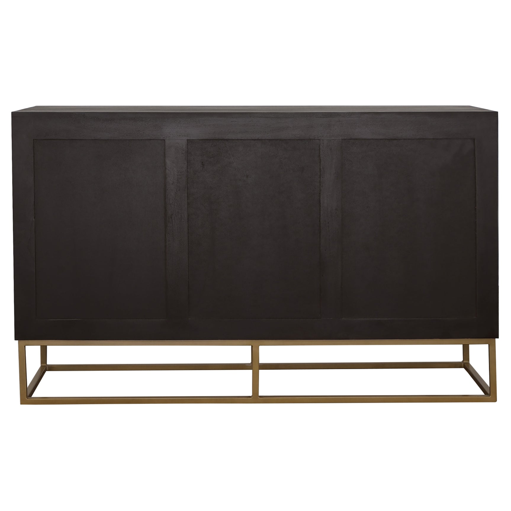 Zara 2-door 57-inch Wood Accent Storage Cabinet Black Walnut - Tampa Furniture Outlet