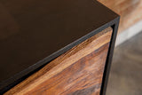 Zara 2-door 57-inch Wood Accent Storage Cabinet Black Walnut - Tampa Furniture Outlet