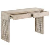 Rickman 2-drawer Wood Entryway Console Table White Washed - Tampa Furniture Outlet