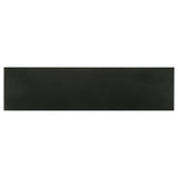 Riddell 4-door Wood Reeding Accent Cabinet Matte Black - Tampa Furniture Outlet