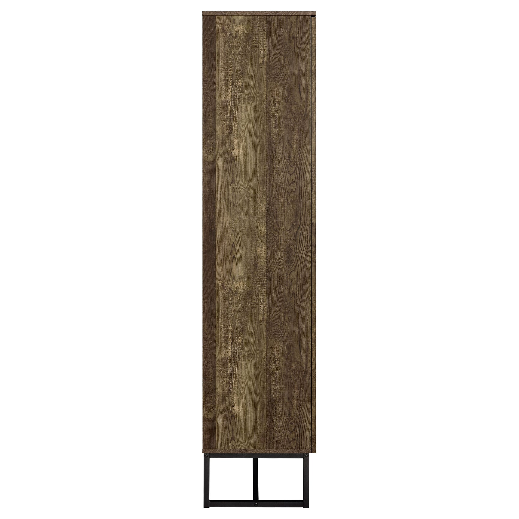 Carolyn 2-door Engineered Wood Accent Cabinet Rustic Oak - Tampa Furniture Outlet