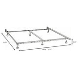 Kerns Queen or Eastern King or Cal King Bed Frame Black - Tampa Furniture Outlet