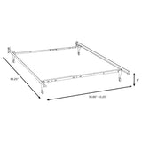 Kerns Twin or Full Bed Frame Black - Tampa Furniture Outlet