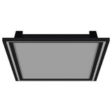 Windrose 28 x 67 Inch Tempered LED Standing Mirror Black - Tampa Furniture Outlet