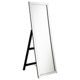Tampa Furniture Outlet - Coaster - Soline 22 x 61 Inch Framed Standing Floor Mirror Silver - 961633