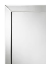 Soline 22 x 61 Inch Framed Standing Floor Mirror Silver - Tampa Furniture Outlet