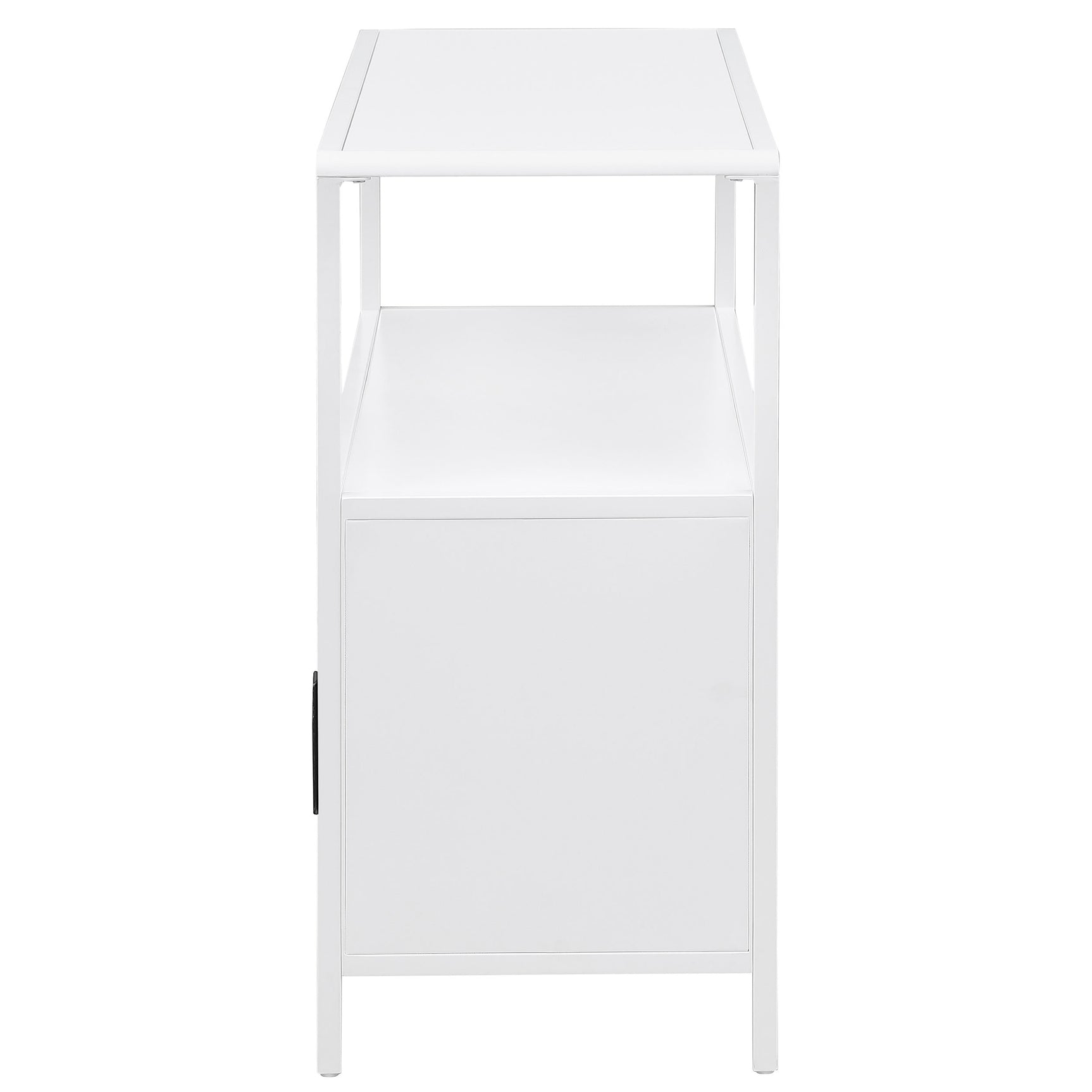 Amherst 2-door Radio Weave Cane Metal Accent Cabinet White - Tampa Furniture Outlet
