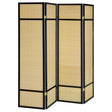 Tampa Furniture Outlet - Coaster - Pearce 4-panel Bamboo Room Divider Folding Screen Natural - 961648