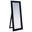 Tampa Furniture Outlet - Coaster - Cadence Tempered Glass Full Length Standing Mirror Black Oak - 961653