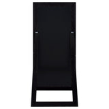 Cadence Tempered Glass Full Length Standing Mirror Black Oak - Tampa Furniture Outlet