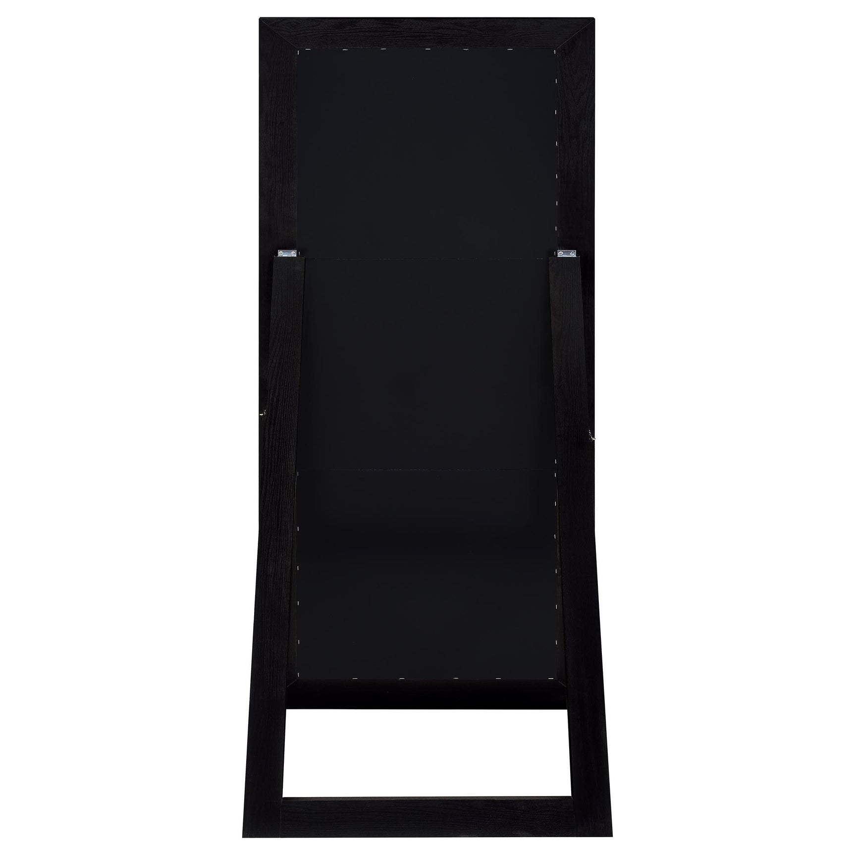 Cadence Tempered Glass Full Length Standing Mirror Black Oak - Tampa Furniture Outlet