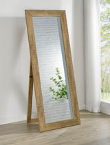 Cadence Tempered Glass Full Length Standing Mirror Mango - Tampa Furniture Outlet