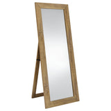 Tampa Furniture Outlet - Coaster - Cadence Tempered Glass Full Length Standing Mirror Mango - 961654