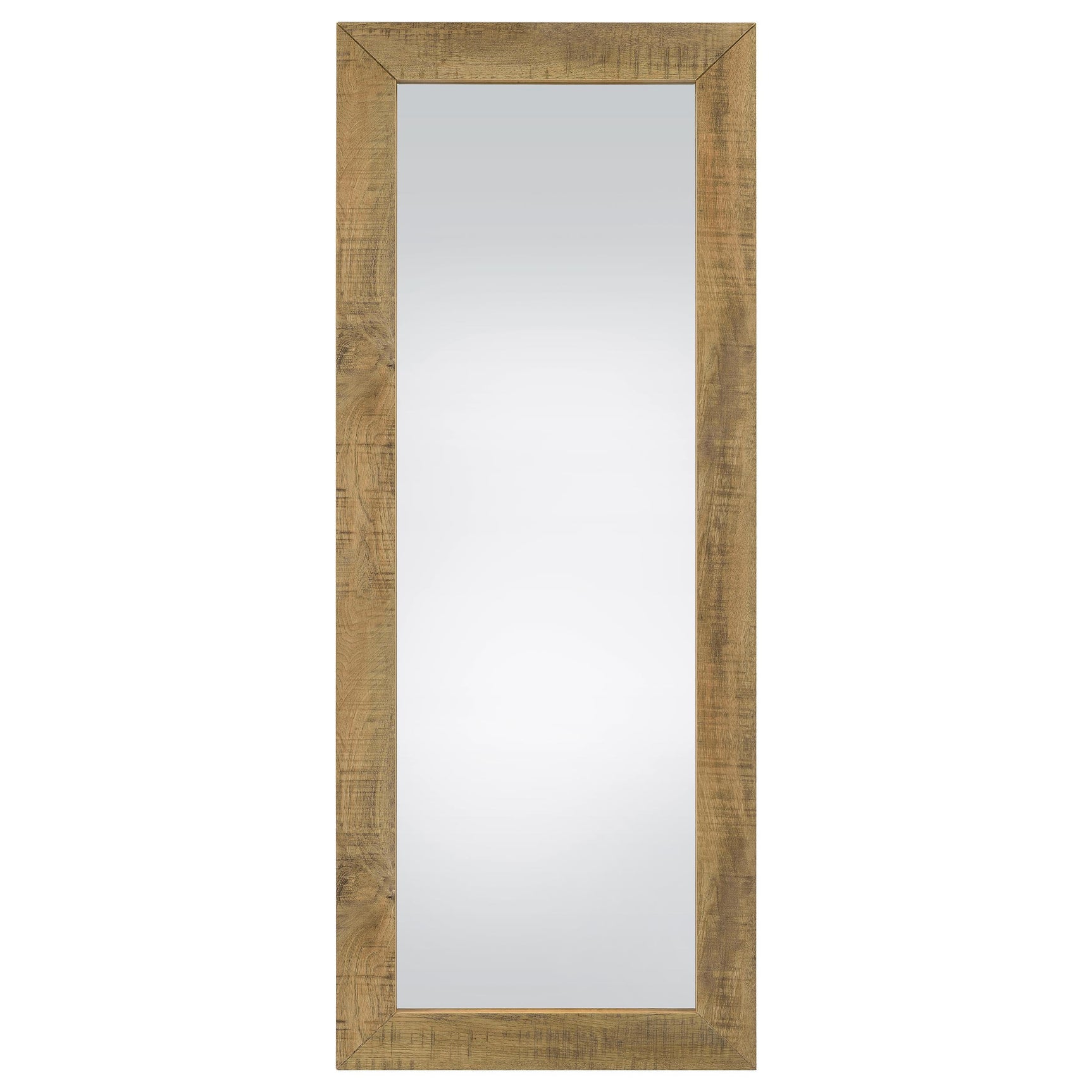 Cadence Tempered Glass Full Length Standing Mirror Mango - Tampa Furniture Outlet