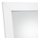 Cadence Tempered Glass Full Length Mirror White High Gloss - Tampa Furniture Outlet