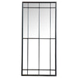 Tampa Furniture Outlet - Coaster - Annetta 24 x 52 Inch Window Pane Wall Mirror Black - 962913