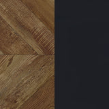 Marlene 3-Panel Room Divider Folding Screen Rustic Tobacco - Tampa Furniture Outlet