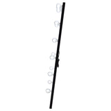 Zayan 32 x 71 Inch Floor Mirror LED Lighting Black Gloss - Tampa Furniture Outlet
