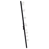 Zayan 32 x 71 Inch Floor Mirror LED Lighting Black Gloss - Tampa Furniture Outlet