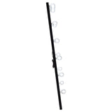 Zayan 32 x 71 Inch Floor Mirror LED Lighting Black Gloss - Tampa Furniture Outlet