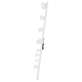Zayan 32 x 71 Inch Floor Mirror LED Lighting White Gloss - Tampa Furniture Outlet
