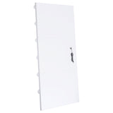 Zayan 32 x 71 Inch Floor Mirror LED Lighting White Gloss - Tampa Furniture Outlet