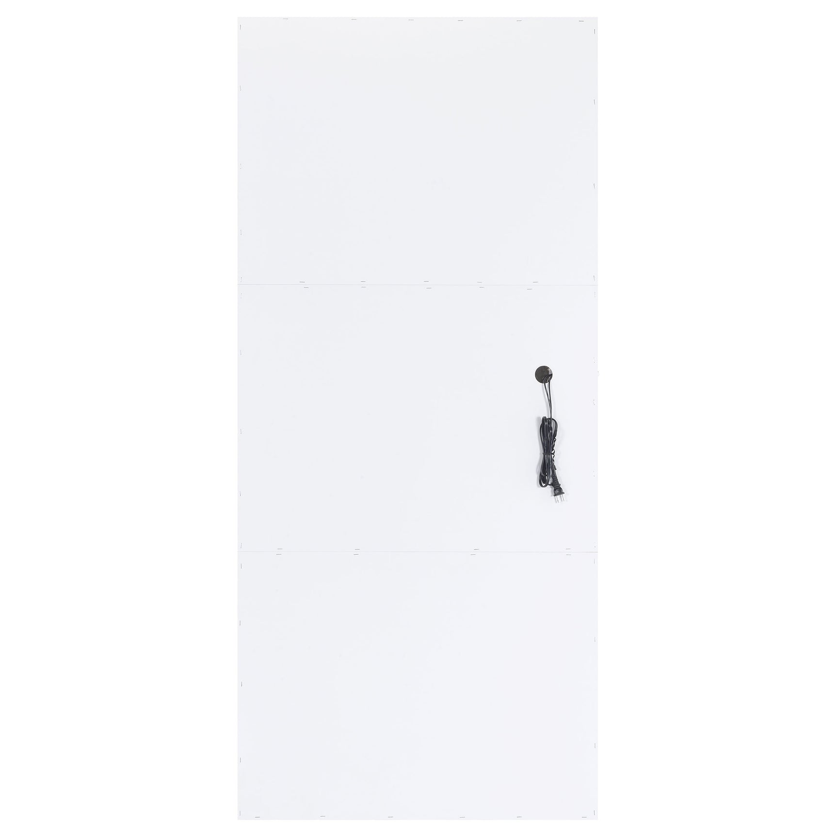 Zayan 32 x 71 Inch Floor Mirror LED Lighting White Gloss - Tampa Furniture Outlet
