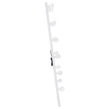 Zayan 32 x 71 Inch Floor Mirror LED Lighting White Gloss - Tampa Furniture Outlet