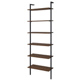 Owens 96-inch 6-shelf Wall Bookshelf Walnut - Tampa Furniture Outlet