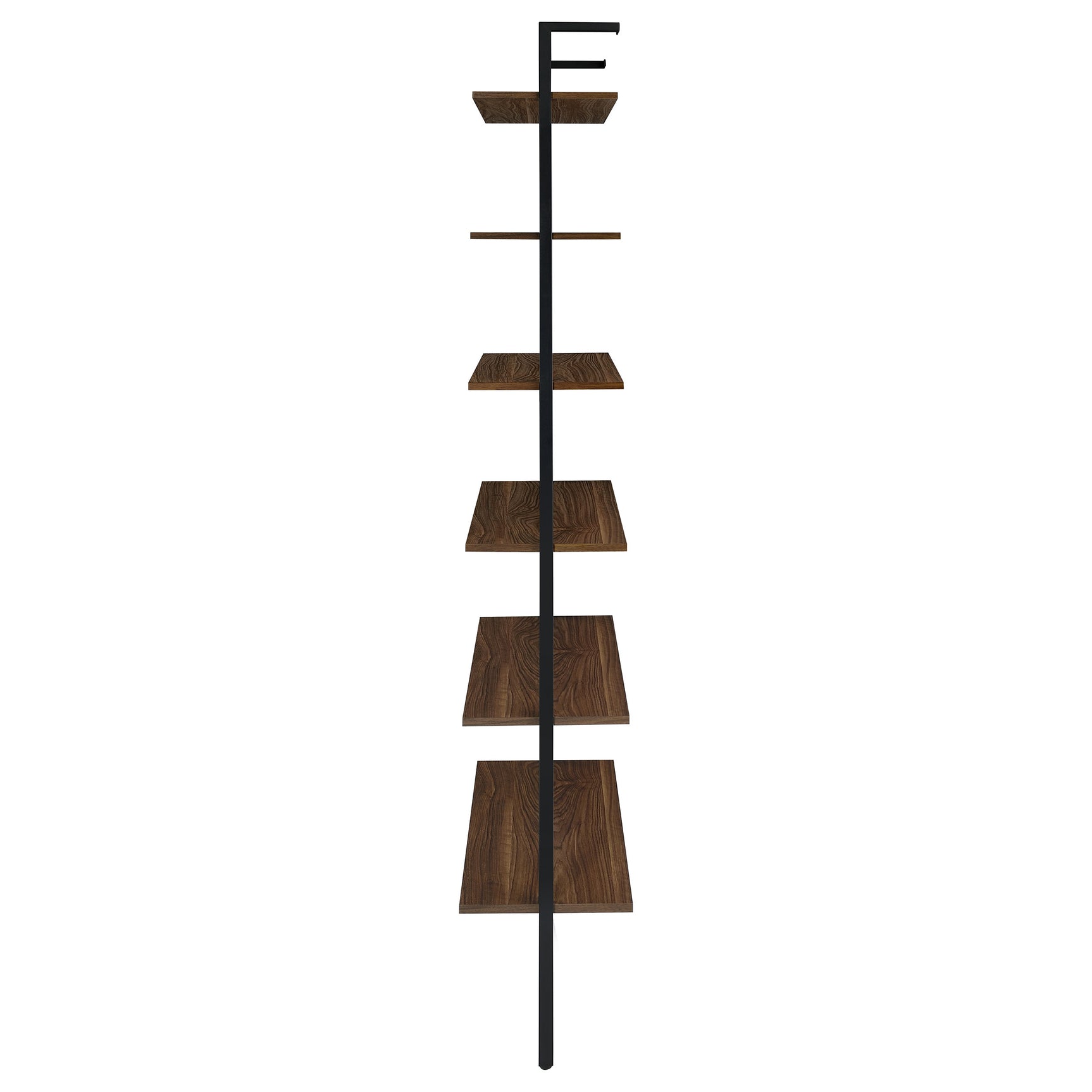 Owens 96-inch 6-shelf Wall Bookshelf Walnut - Tampa Furniture Outlet