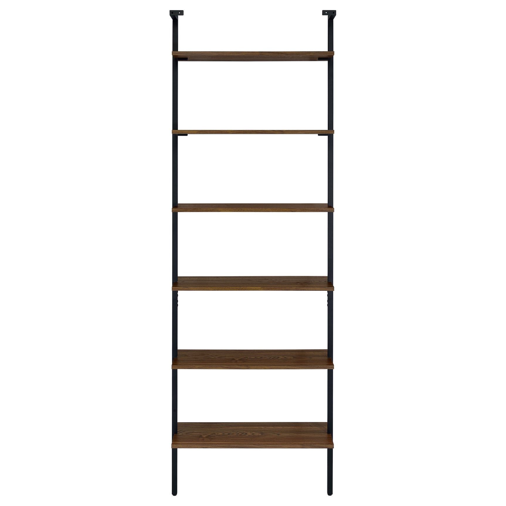 Owens 96-inch 6-shelf Wall Bookshelf Walnut - Tampa Furniture Outlet