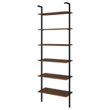 Owens 96-inch 6-shelf Wall Bookshelf Walnut - Tampa Furniture Outlet
