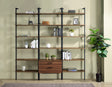 Tampa Furniture Outlet - Coaster - Owens 3-piece 96-inch Wall Mounted Bookshelf Set Walnut - 980074-S3